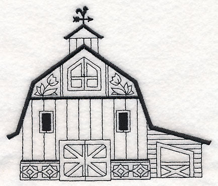 Country Barn (Blackwork) - Image 3