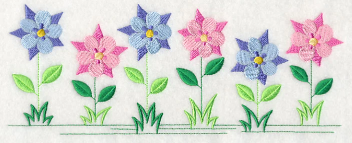 Country Charm Border - Columbine - Image 2