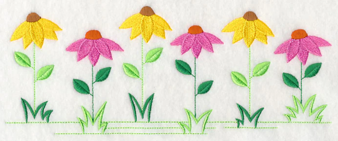 Country Charm Border - Coneflower - Image 2