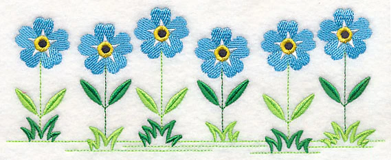 Country Charm Border - Forget-Me-Not - Image 3