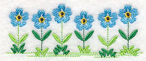 Country Charm Border - Forget-Me-Not - Image 5
