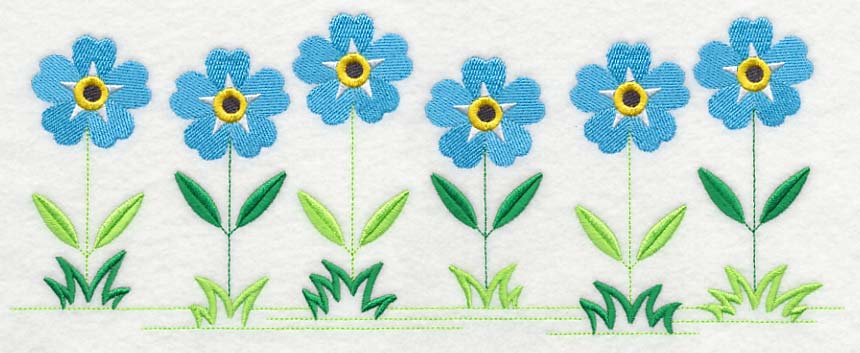 Country Charm Border - Forget-Me-Not - Image 6