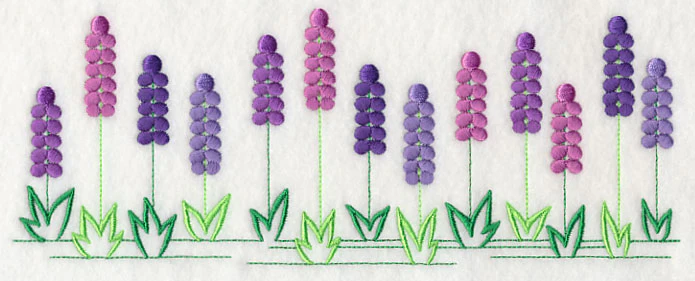 Country Charm Border - Lavender - Image 2
