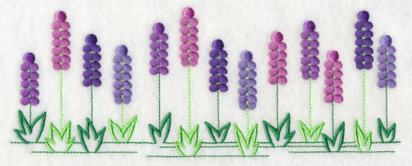 Country Charm Border - Lavender - Image 3