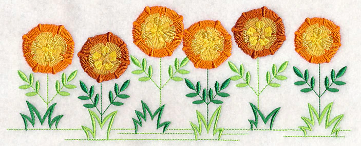 Country Charm Border - Marigold - Image 2