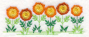 Country Charm Border - Marigold - Image 5