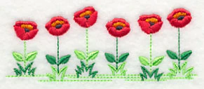 Country Charm Border - Poppy - Image 5