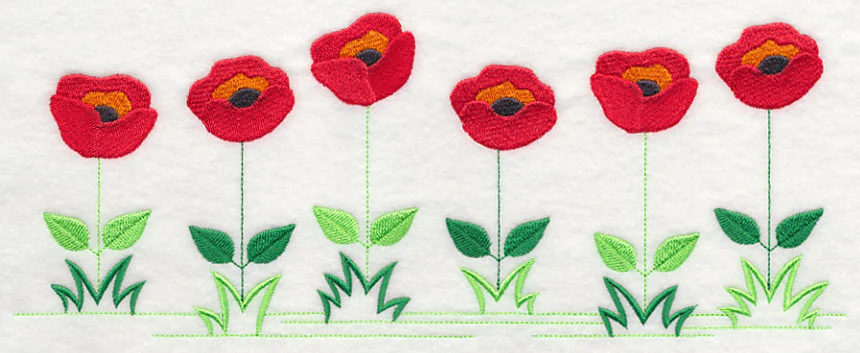 Country Charm Border - Poppy - Image 6