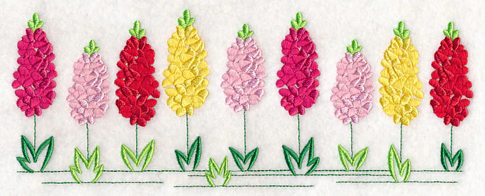 Country Charm Border - Snapdragons - Image 2