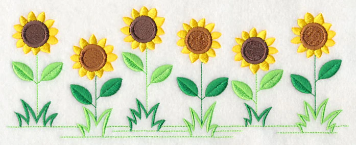 Country Charm Border - Sunflower - Image 2