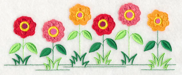 Country Charm Border - Zinnia - Image 3