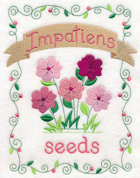 Country Charm Seed Packet - Impatiens - Image 2