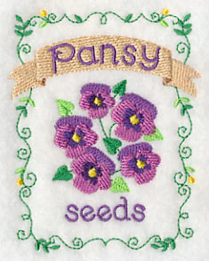 Country Charm Seed Packet - Pansy - Image 5