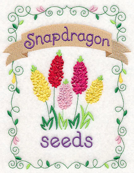 Country Charm Seed Packet - Snapdragons - Image 3