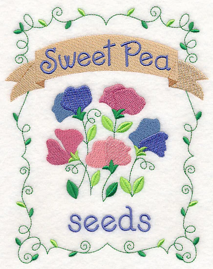 Country Charm Seed Packet - Sweet Pea - Image 3