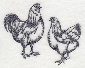 Country Chicken Pair 3 - Image 2