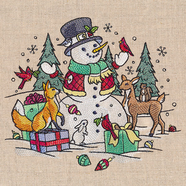 Country Christmas Animal Scene - Image 2