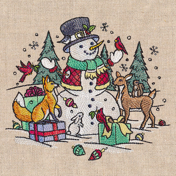Country Christmas Animal Scene - Image 3