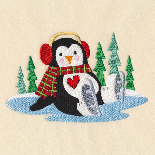 Country Christmas Penguin - Image 3
