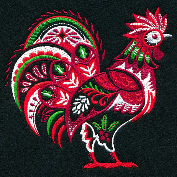 Country Christmas Rooster - Image 7