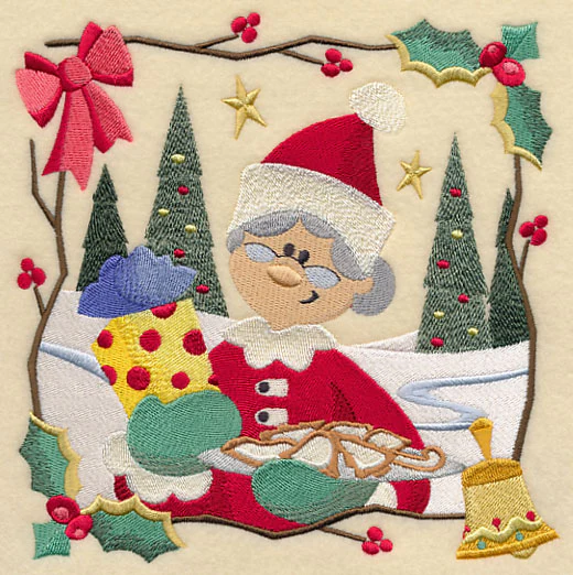 Country Christmas Square - Mrs. Claus - Image 2