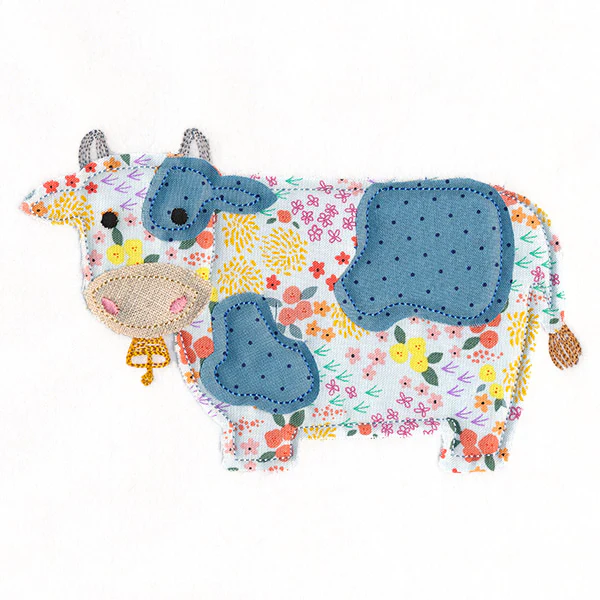 Country Cow (Crafty Cut Applique) - Image 2