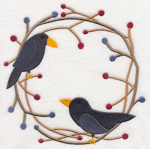 Country Crow Wreath - Image 2