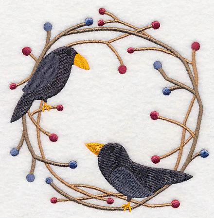 Country Crow Wreath - Image 3