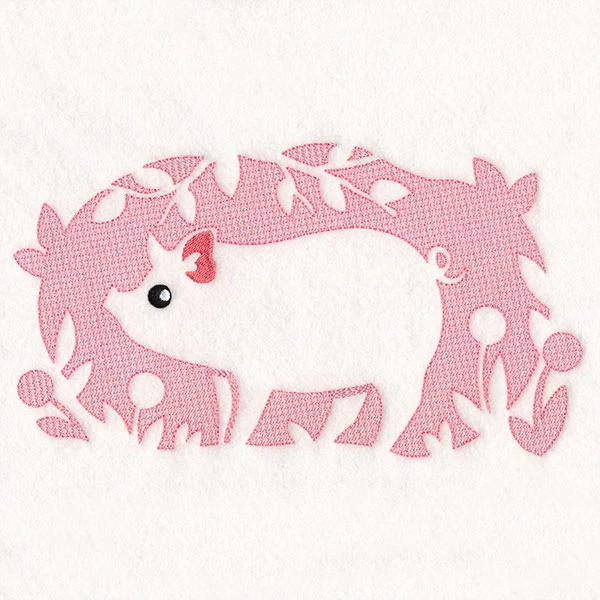 Country Pig (Embossed) - Image 4