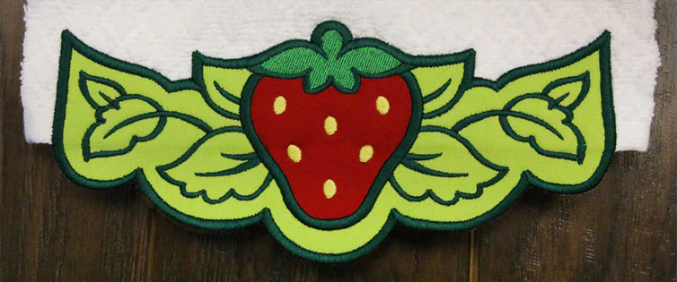 Country Strawberry Border (Edgy Applique) - Image 3