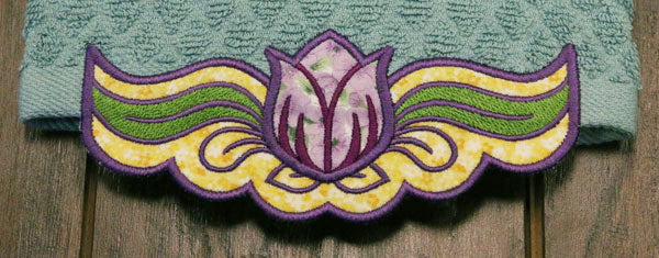 Country Tulip Border (Edgy Applique) - Image 2