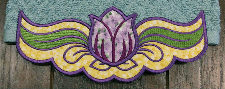Country Tulip Border (Edgy Applique) - Image 3