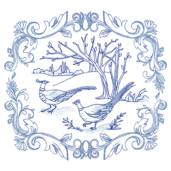 Countryside Farm Scene - Pheasants - Image 2