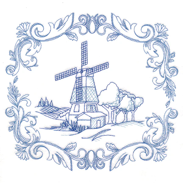 Countryside Farm Scene - Windmill - Image 5
