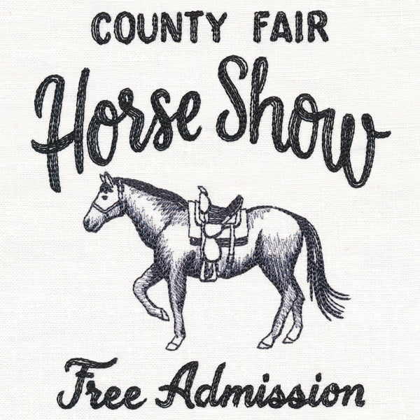 County Fair Sign - Horse Show - Image 3