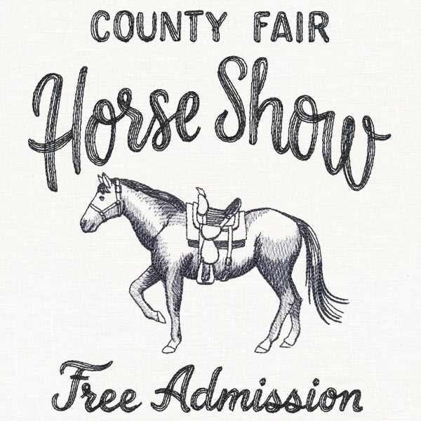 County Fair Sign - Horse Show - Image 5