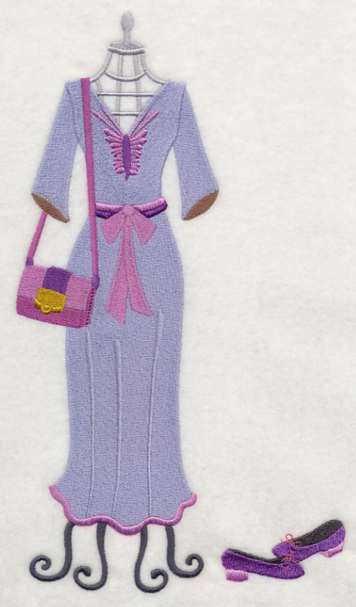 Couture Dress Form - Lavender Dress - Image 5