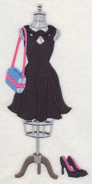 Couture Dress Form - Little Black Dress - Image 3