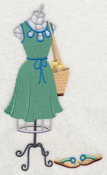 Couture Dress Form - Peekaboo Collar Dress - Image 3