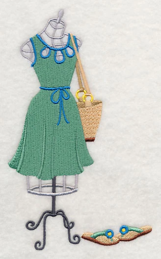 Couture Dress Form - Peekaboo Collar Dress - Image 4