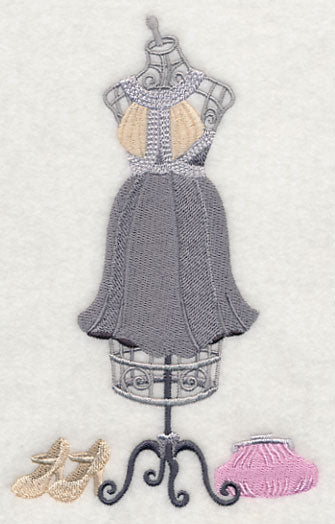 Couture Dress Form - Scoopneck Dress - Image 4