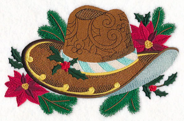 Cowboy Christmas Hat - Image 2