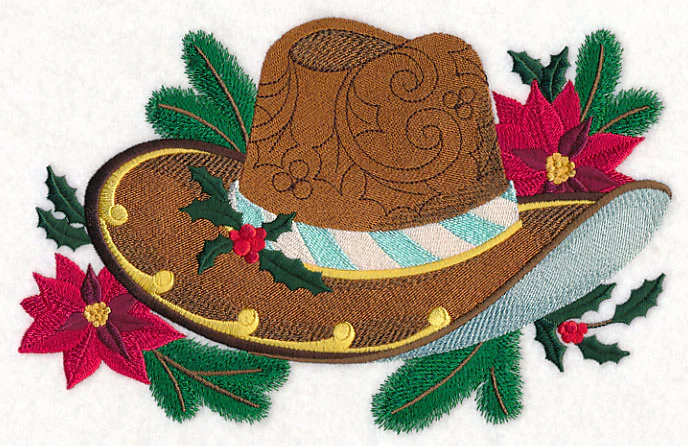Cowboy Christmas Hat - Image 4