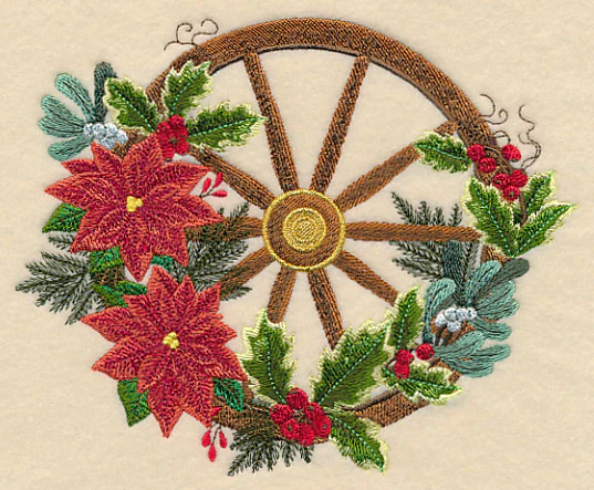 Cowboy Christmas Wagon Wheel - Image 2