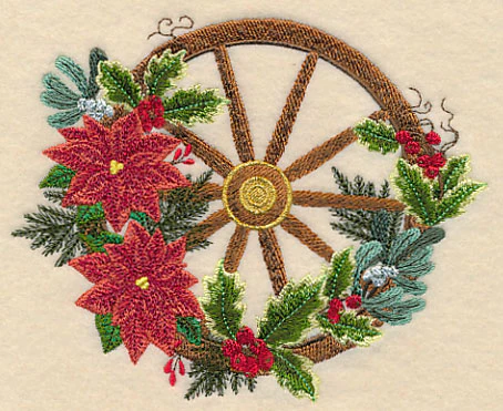 Cowboy Christmas Wagon Wheel - Image 3