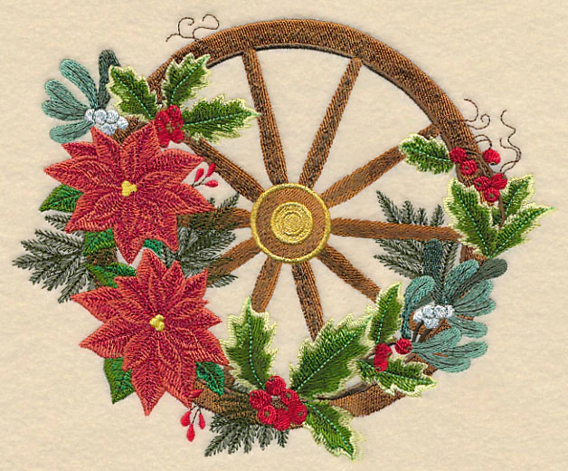 Cowboy Christmas Wagon Wheel - Image 4