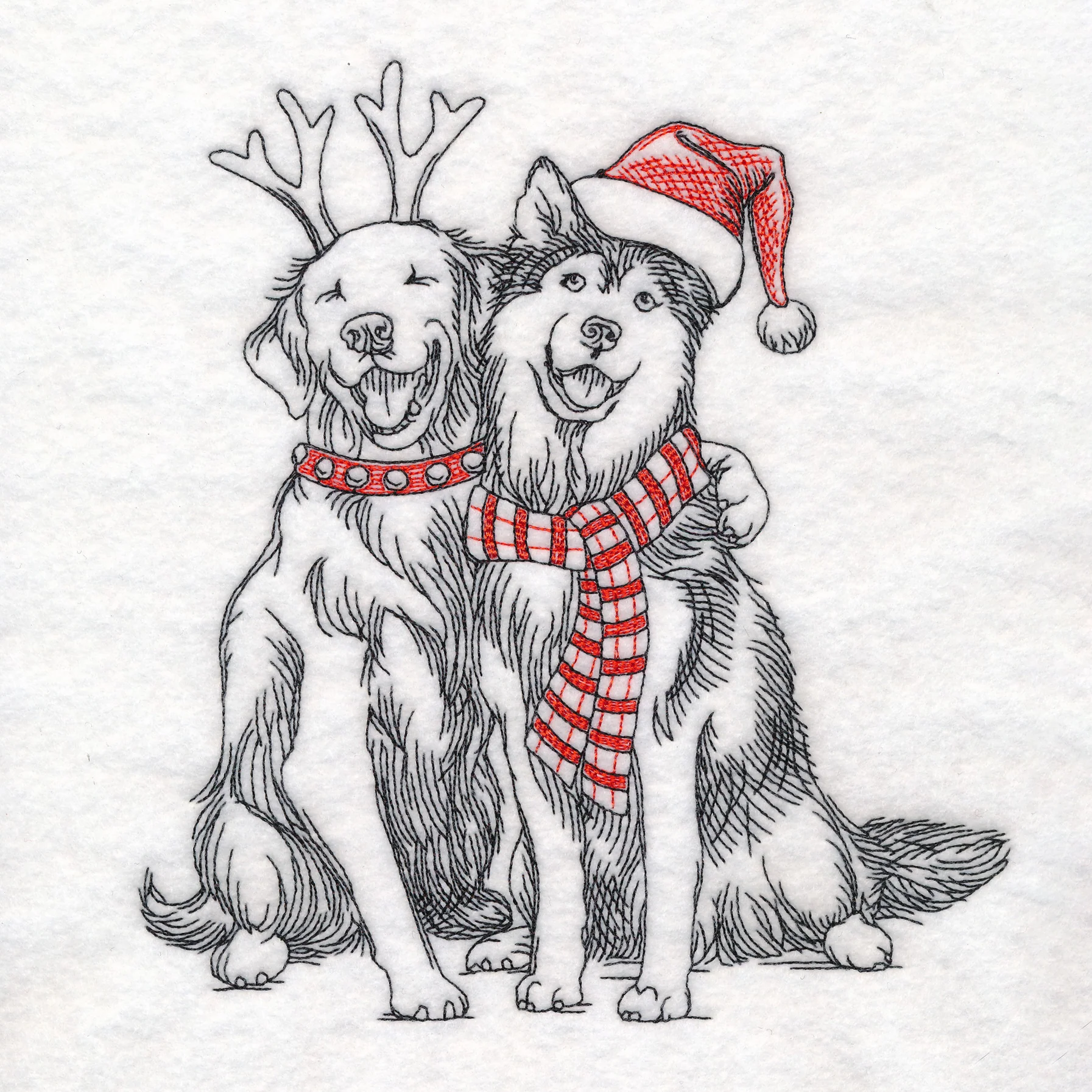 Cozy Christmas Pups - Image 4