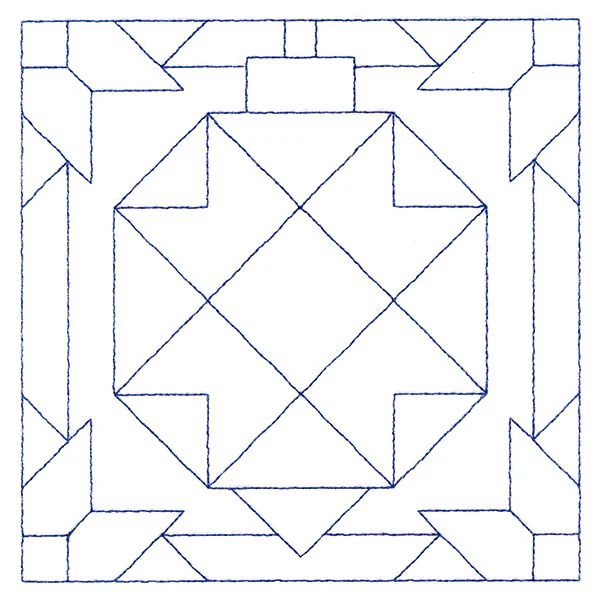 Cozy Christmas Quilting Square - Ornament (Double Run) - Image 3