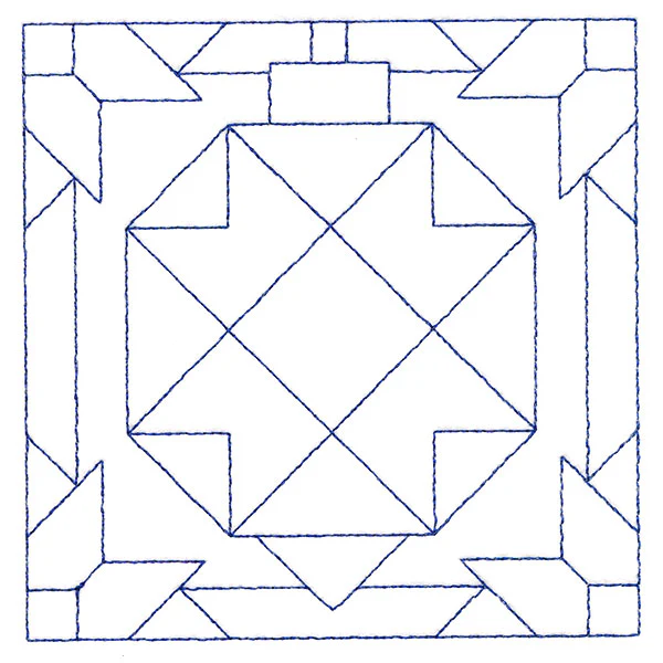 Cozy Christmas Quilting Square - Ornament (Double Run) - Image 4