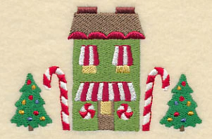 Cozy Christmas Village Candy Shop - Image 2